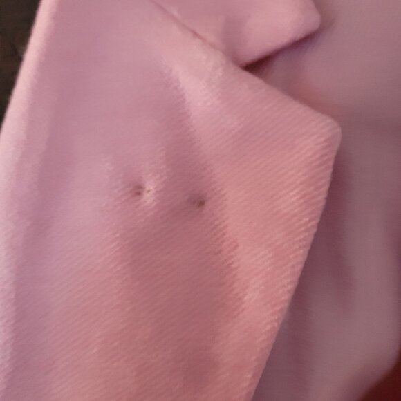 Womens Sag Harbor Pink Woolmark Blend Blazer With Single Button Closure L - Picture 3 of 9